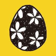 easter egg doodle N166
