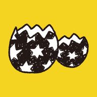 easter egg doodle N171