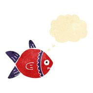 cartoon fish with thought bubble N7