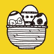 easter egg doodle N172