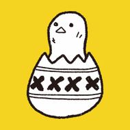 easter egg doodle N181