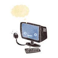 cartoon computer with thought bubble N2