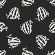 Easter egg doodle seamless pattern background N15