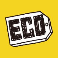 Environmental protection concept ECO tag doodle N4