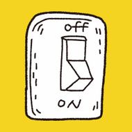 Environmental protection concept Saving energy turning off lig N4