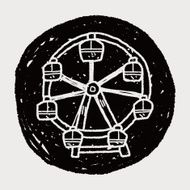 Ferris wheel doodle N14