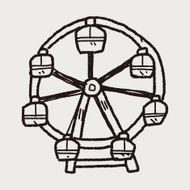 Ferris wheel doodle N15