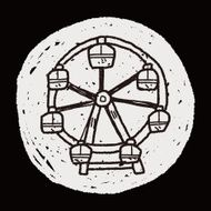 Ferris wheel doodle N16