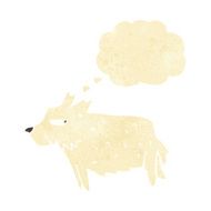 cartoon terrier with thought bubble