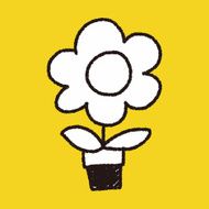 flower doodle drawing N7