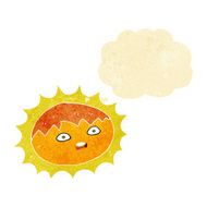 cartoon sun with thought bubble N2