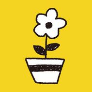 flower doodle drawing N8