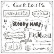 Cocktails doodles N2