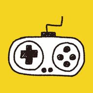 Game Remote Control doodle drawing N7