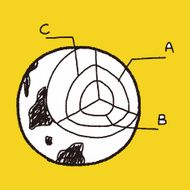 globe doodle drawing N11