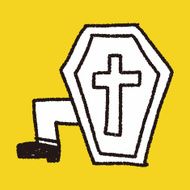 grave doodle drawing N13