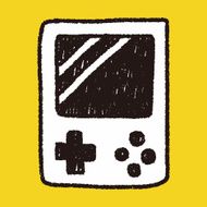 Handheld game doodle drawing N4