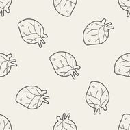 heart doodle seamless pattern background N2