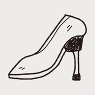 High-heeled shoes doodle N6