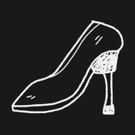 High-heeled shoes doodle N7
