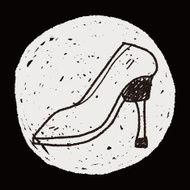 High-heeled shoes doodle N8