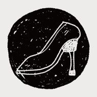 High-heeled shoes doodle N9