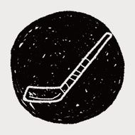 Hockey stick doodle N4