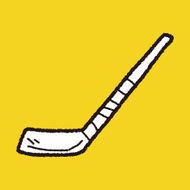 Hockey stick doodle N9
