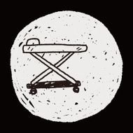 hospital bed doodle N9
