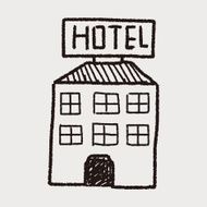 hotel doodle drawing N7