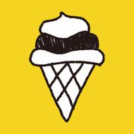 ice cream doodle drawing N13