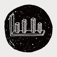 infographic chart doodle drawing N245