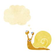 cartoon snail with thought bubble N2