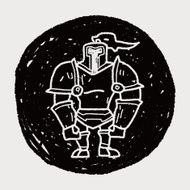 knight doodle N91