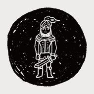 knight doodle N92