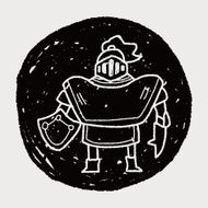 knight doodle N93