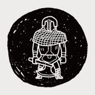 knight doodle N95