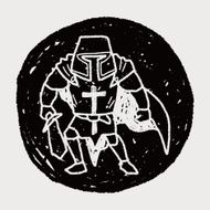 knight doodle N97