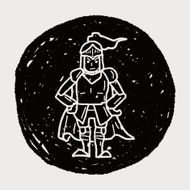 knight doodle N98
