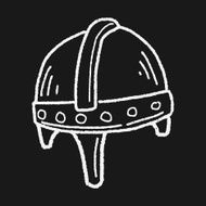 knight helmet doodle N14