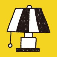 lamp doodle drawing N12