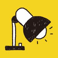 lamp doodle drawing N13