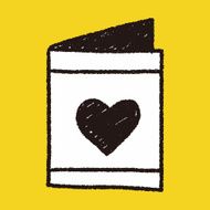 love letter doodle drawing N10