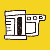 measuring cup doodle drawing N4