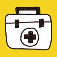 medical box doodle drawing N18