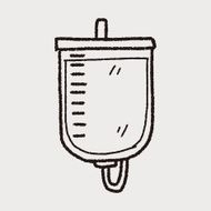 medical drip doodle drawing N8