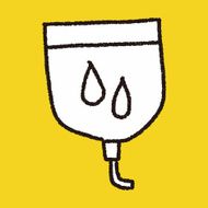 medical drip doodle drawing N9