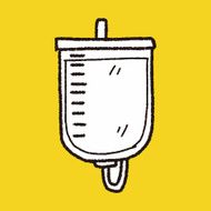 medical drip doodle drawing N11
