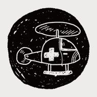 medical helicopter doodle N3