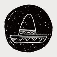 mexican hat doodle N10